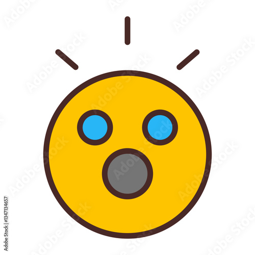 Awe Vector Icon Design