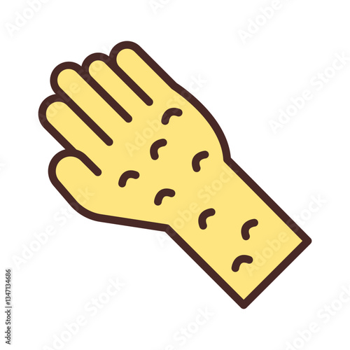 Skin Rash Vector Icon Design