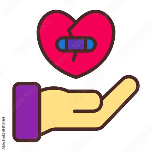 Forgiveness Vector Icon Design
