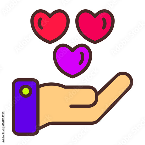 Loving Vector Icon Design