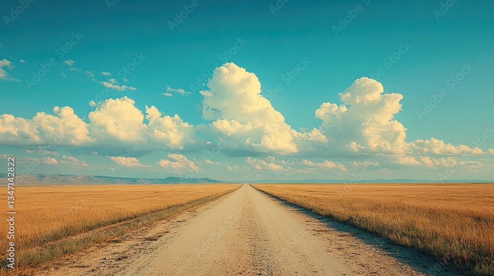 Fototapeta premium Agricultural soy plantation field stretching to the horizon, symbolizing sustainable farming practices, growth, and the role of crops in the global food supply chain. -