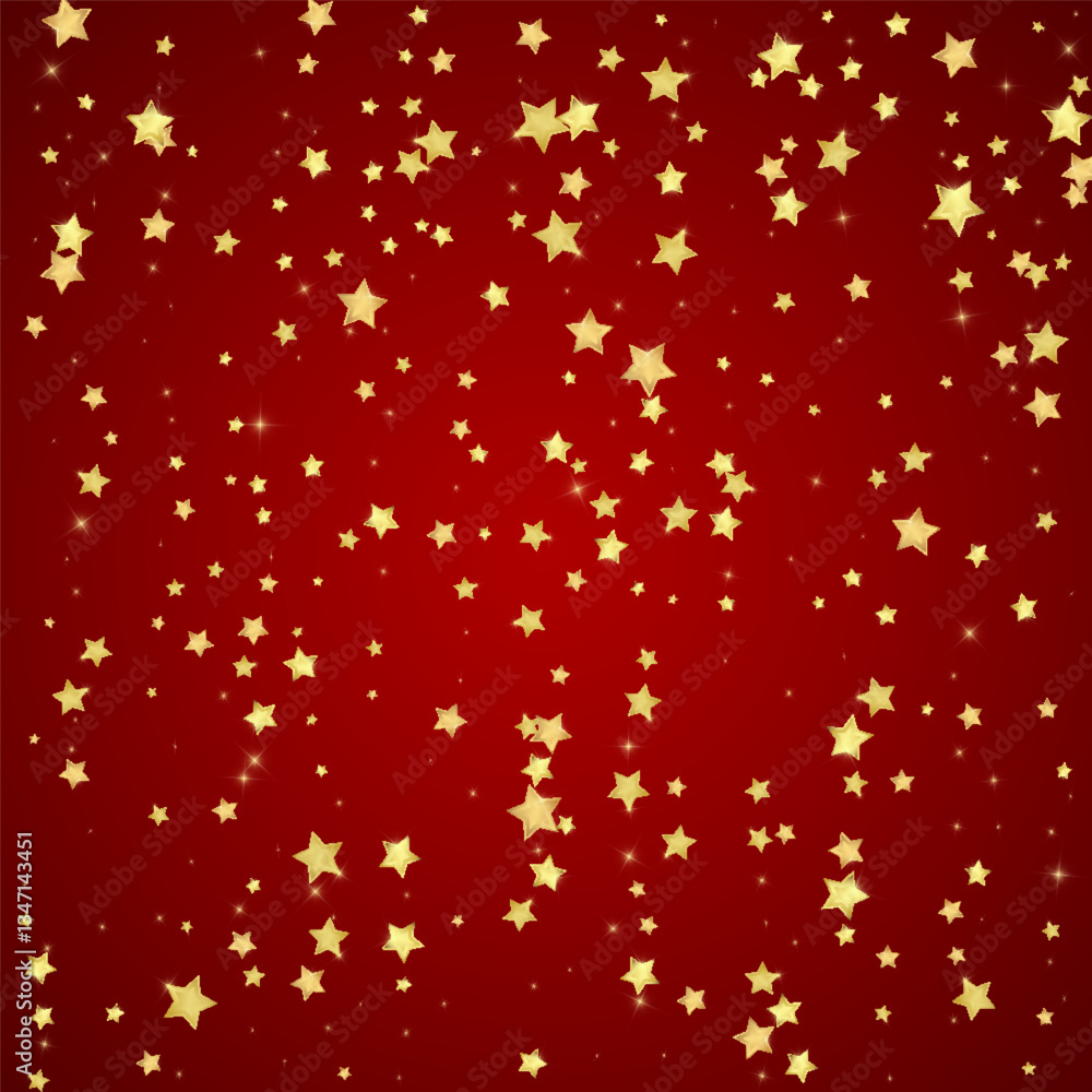 Magic stars vector overlay. Gold stars scattered Magic stars vector overlay. Gold stars scattered