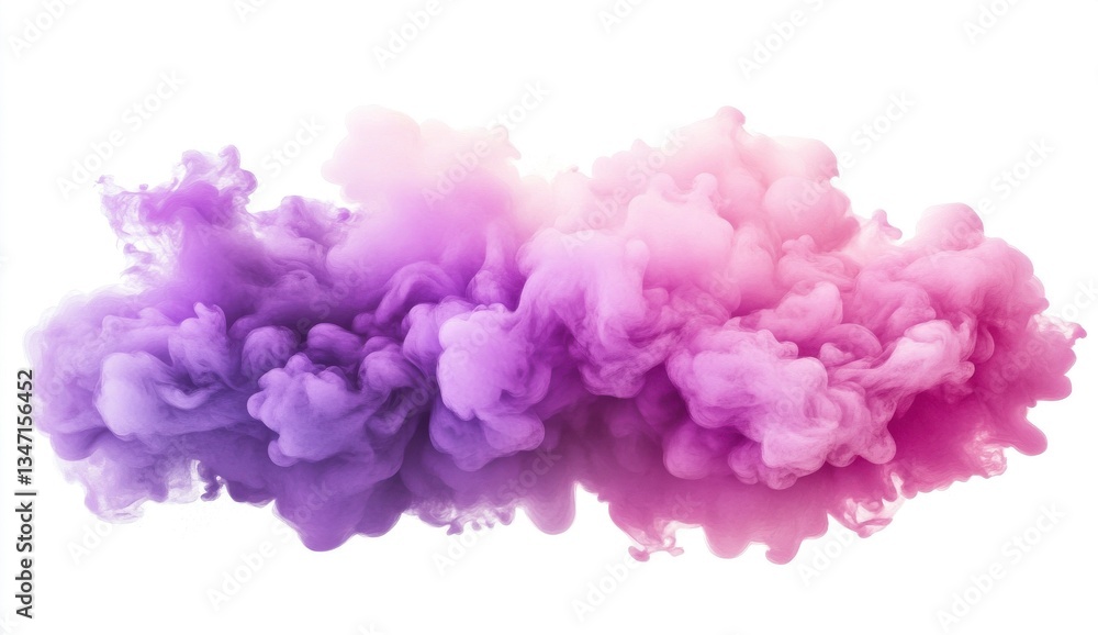 Abstract Purple And Pink Ink Swirls On White Background Abstract Purple And Pink Ink Swirls On White Background