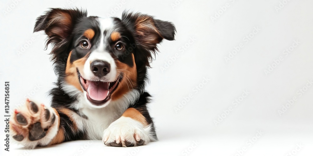 Obraz premium border collie puppy