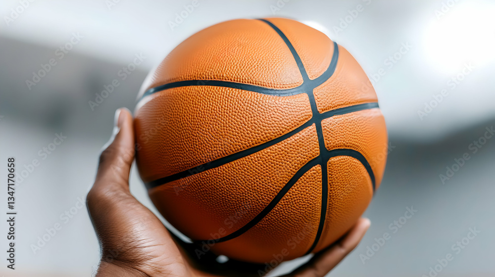 Close-up of a Person Holding an Orange Basketball Close-up of a Person Holding an Orange Basketball