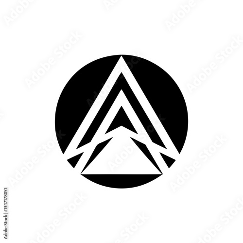 Free Download Simple modern geometric symbol graphic for use in design concepts and branding - GFXLoad