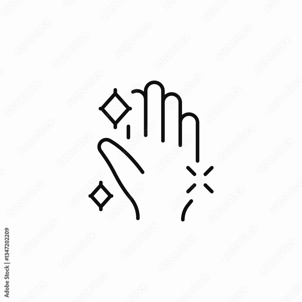 clean hands icon sign vector clean hands icon sign vector