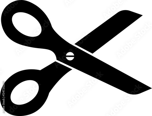 Cutting scissors icon. Scissors with cut lines symbols isolated on transparent background. Cutter business concept. Scissors icon page symbol for your website design Scissors icon logo, app, UI.