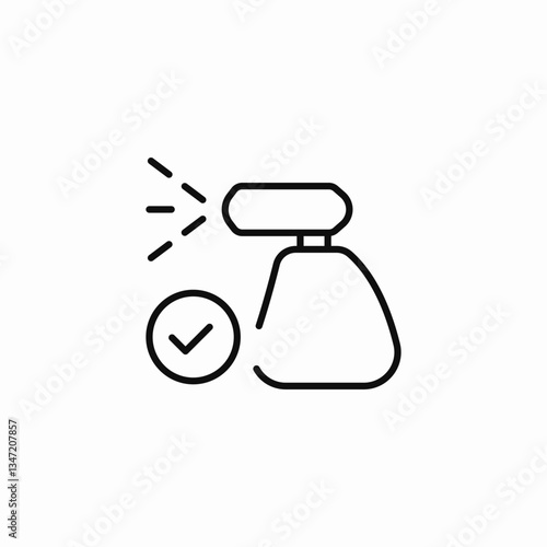 spray protection icon sign vector