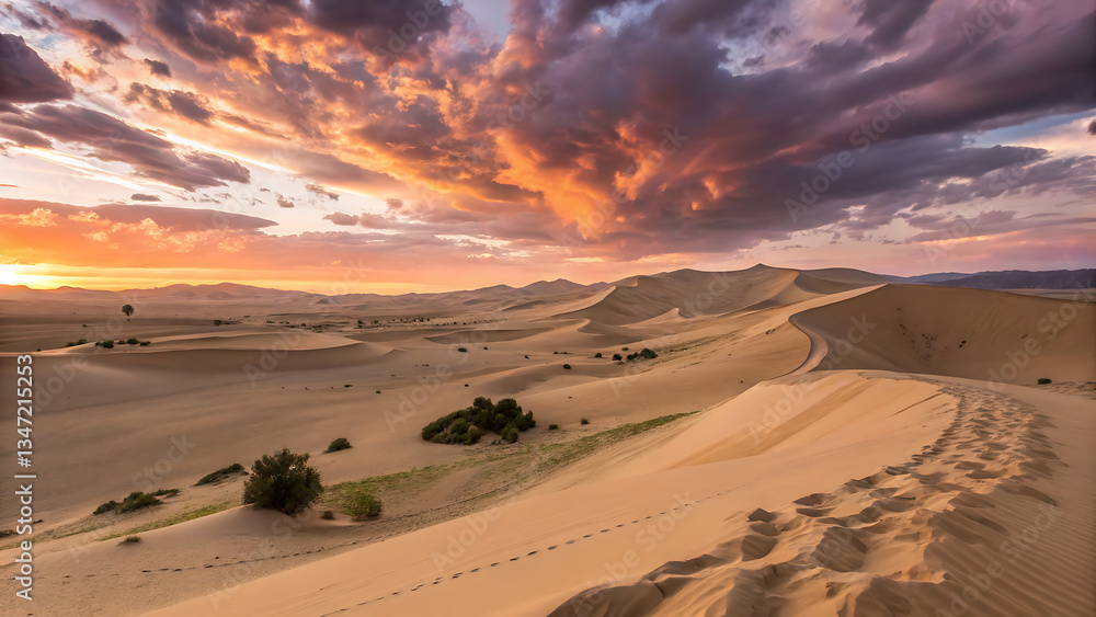 sunset in the sahara desert sunset in the sahara desert