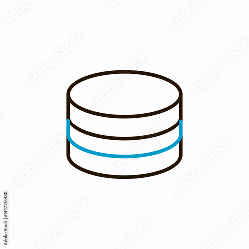 database point icon sign vector
