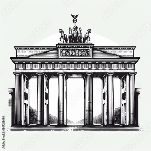 Brandenburg Gate Iconic Berlin Landmark