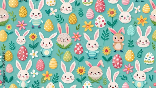 holiday, easter, background, blue, celebration, color, colorful, egg, spring, happy, paint, season, green, tradition, traditional, yellow, pink, fun, food, beautiful, design, decor, decoration, gift, 