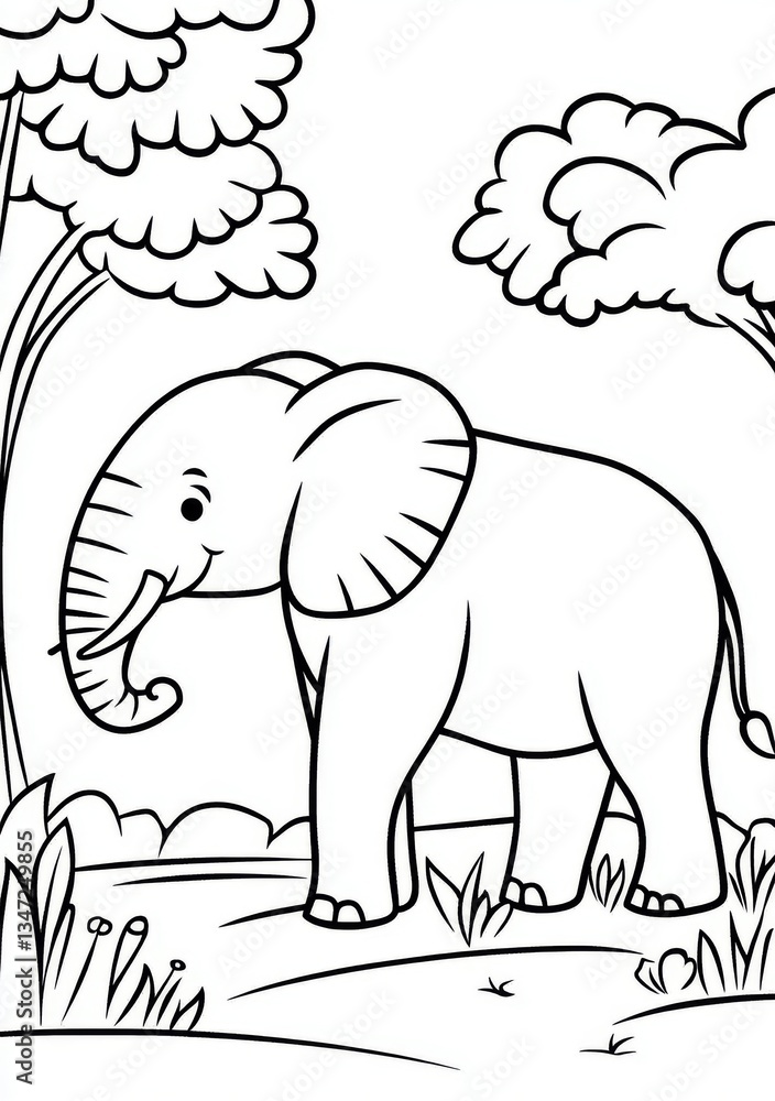 Naklejka premium elephant