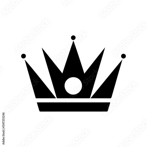 golden crown isolated on white