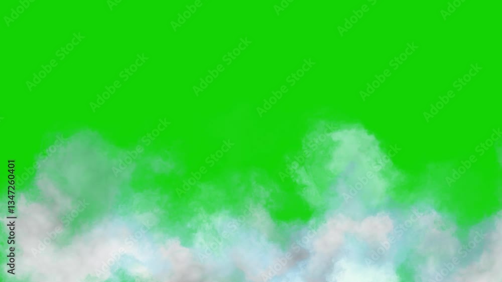 Beautiful white clouds motion graphic clouds effects on Green Sky, Cloud, Transition, Smoke, Storm, Beautiful white clouds motion graphic clouds effects on Green Sky, Cloud, Transition, Smoke, Storm,