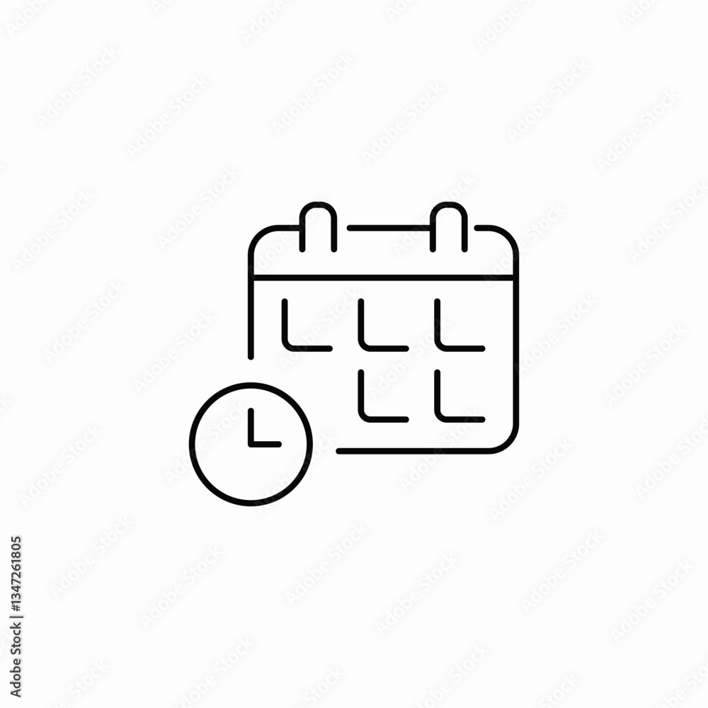 calendar appointment icon sign vector calendar appointment icon sign vector