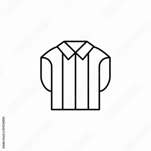 buttonup shirt icon sign vector