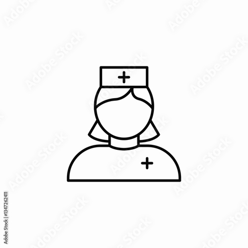 clinic staff icon sign vector
