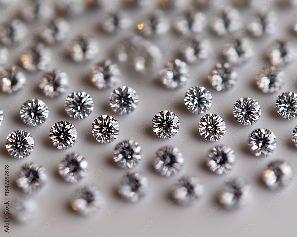 Sparkling Diamonds for Close-up. Sparkling Diamonds for Close-up.
