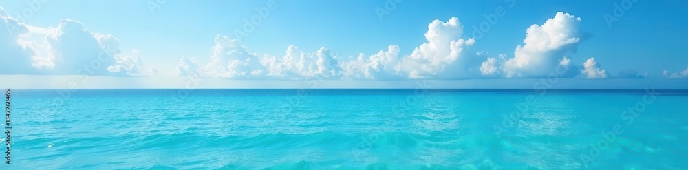 Cloudy sky above tranquil blue ocean, clear underwater view, design, peaceful, ecosystem Cloudy sky above tranquil blue ocean, clear underwater view, design, peaceful, ecosystem
