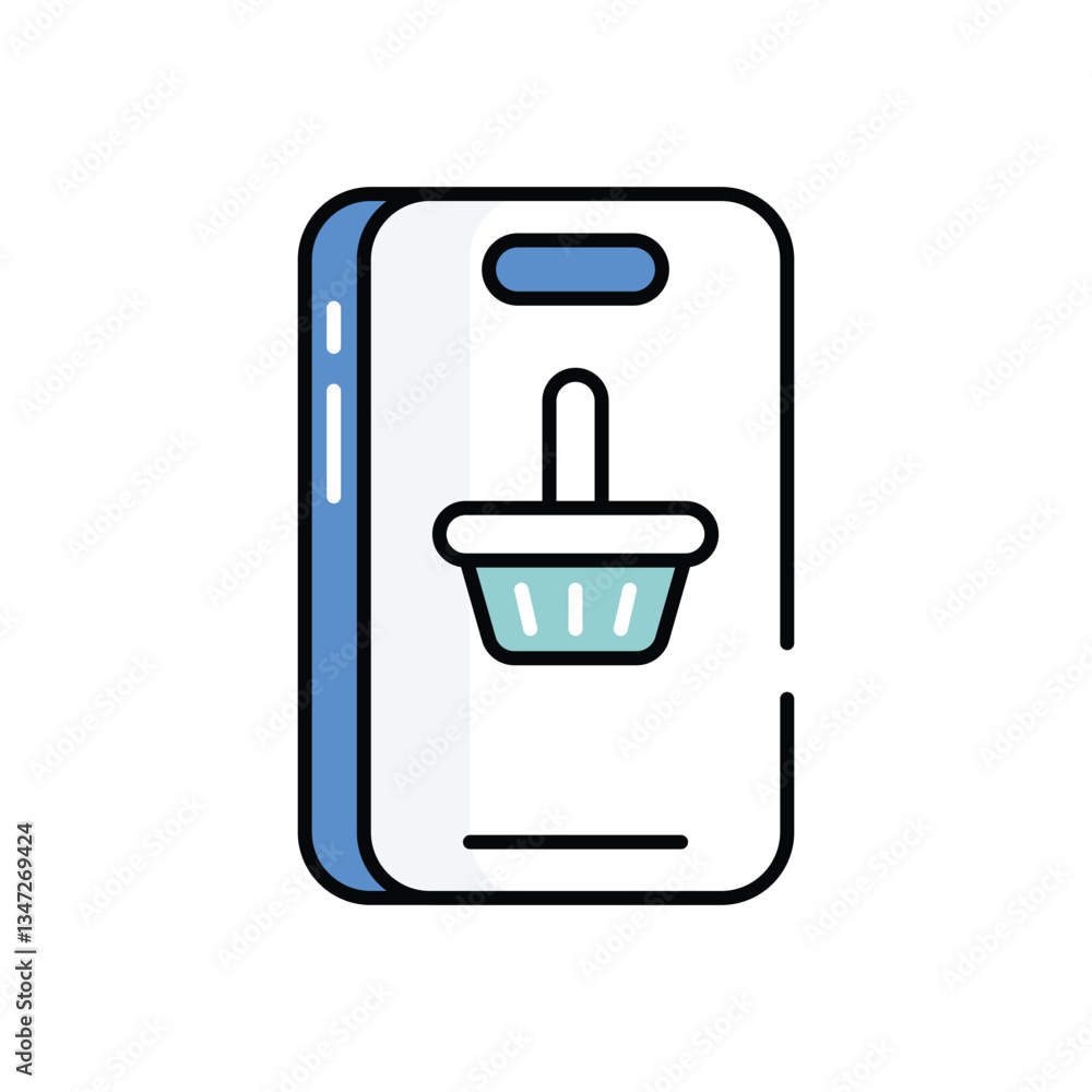 Online Shop vector icon stock illustration Online Shop vector icon stock illustration