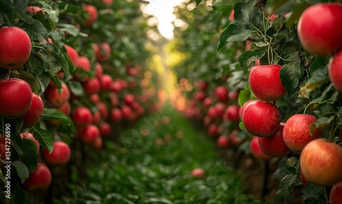 apples on a tree