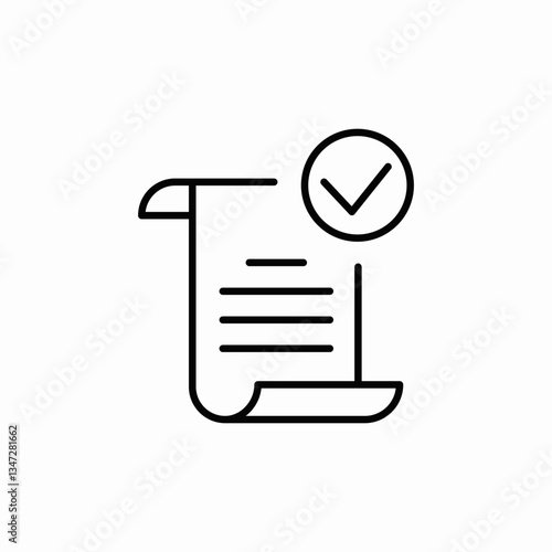 page completed icon sign vector