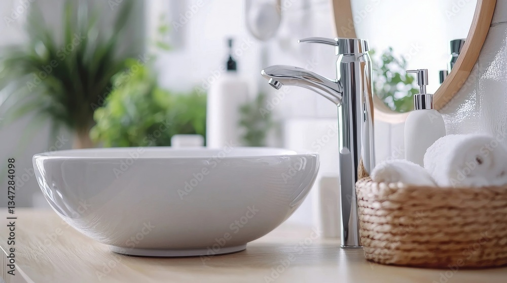 Fototapeta premium modern bathroom sink