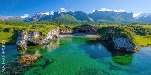 Alaska landscape banner