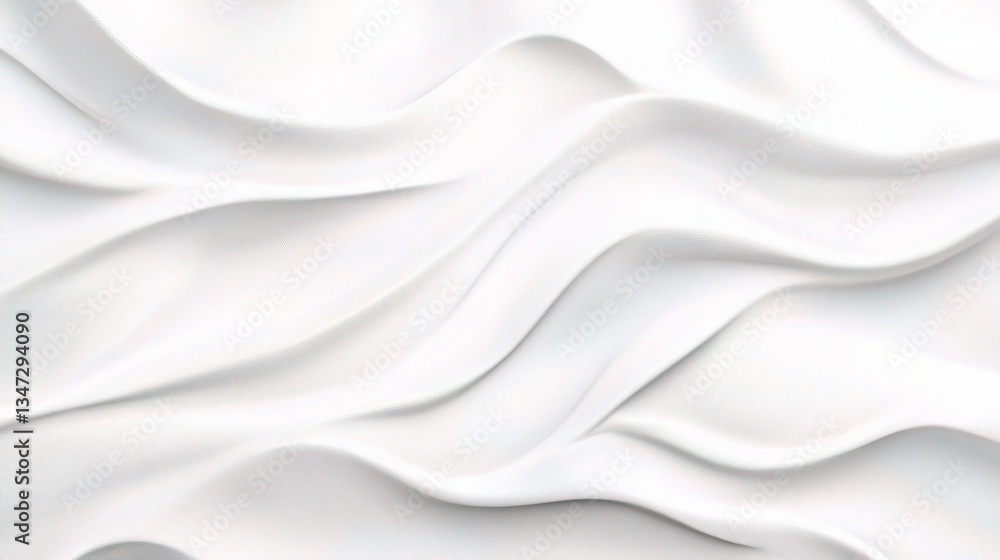 Soft White Seamless Wave Pattern Texture for Background Design Soft White Seamless Wave Pattern Texture for Background Design