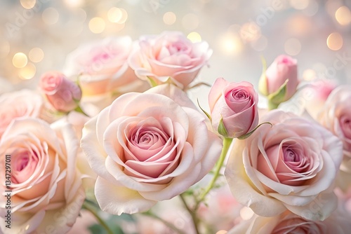 pink flower soft background