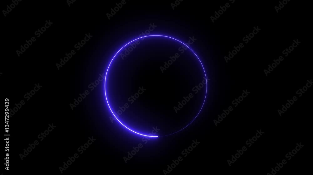 Animation circle. Loading, pending circle. spectrum fluorescent light with neon circle LED animation Animation circle. Loading, pending circle. spectrum fluorescent light with neon circle LED animation