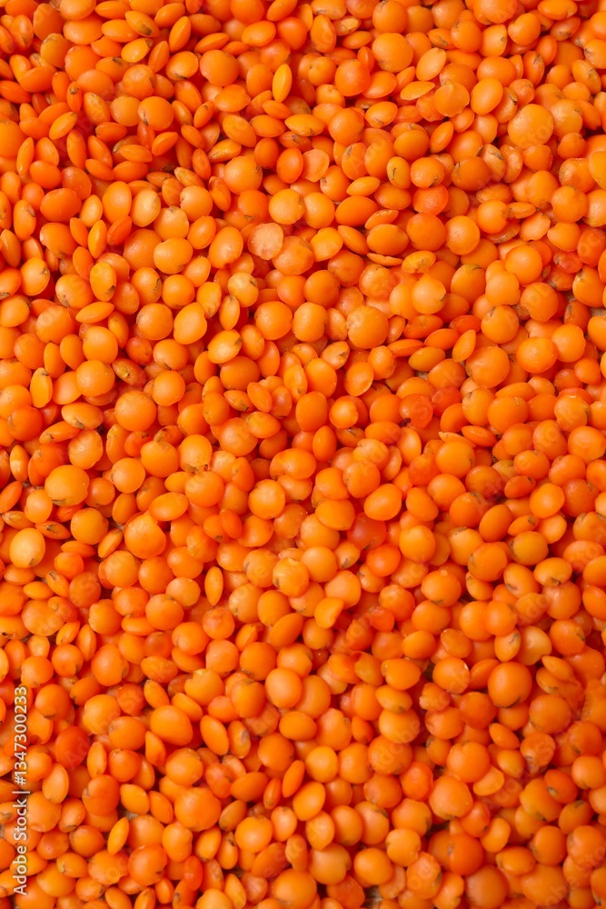 Red lentils as a background Red lentils as a background