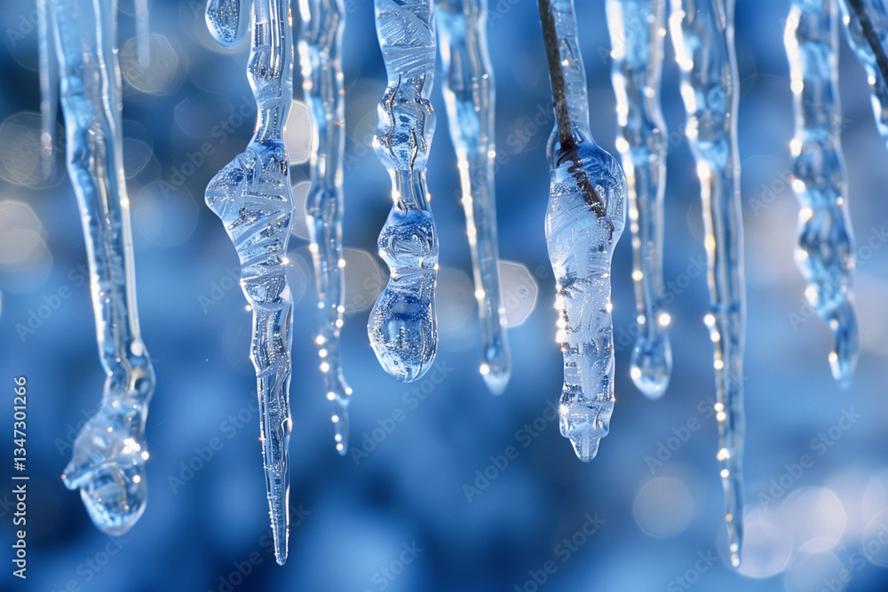 Behold enchanting spectacle of icicles, where harmonious dance of temperature, water, and light gives birth to these delicate and inspiring wonders of nature Behold enchanting spectacle of icicles, where harmonious dance of temperature, water, and light gives birth to these delicate and inspiring wonders of nature