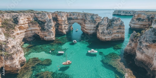 Algarve landscape banner