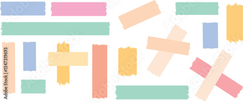 set of sticky notes, Adhesive paper tape and sticky notes offer first aid protection for minor cuts and pain