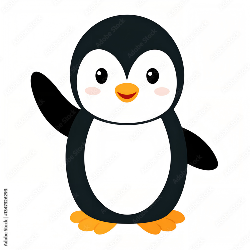 Obraz premium penguin on snow