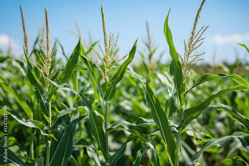Close-up of nitrogen fixing plants improving soil health