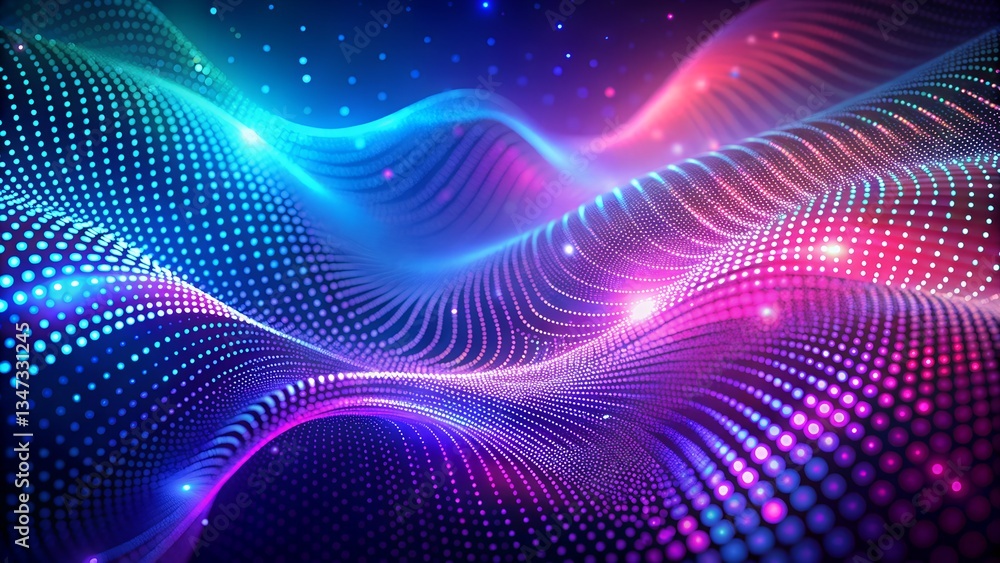 Obraz premium abstract background with glowing lines