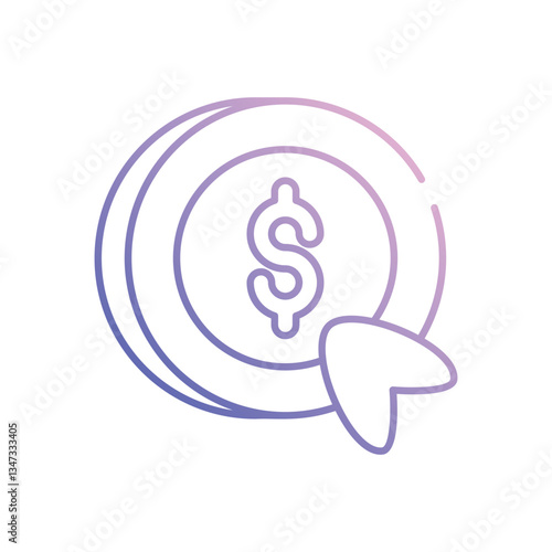 PPC vector icon stock illustration