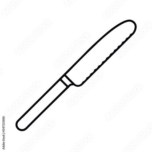 knife isolated on white background