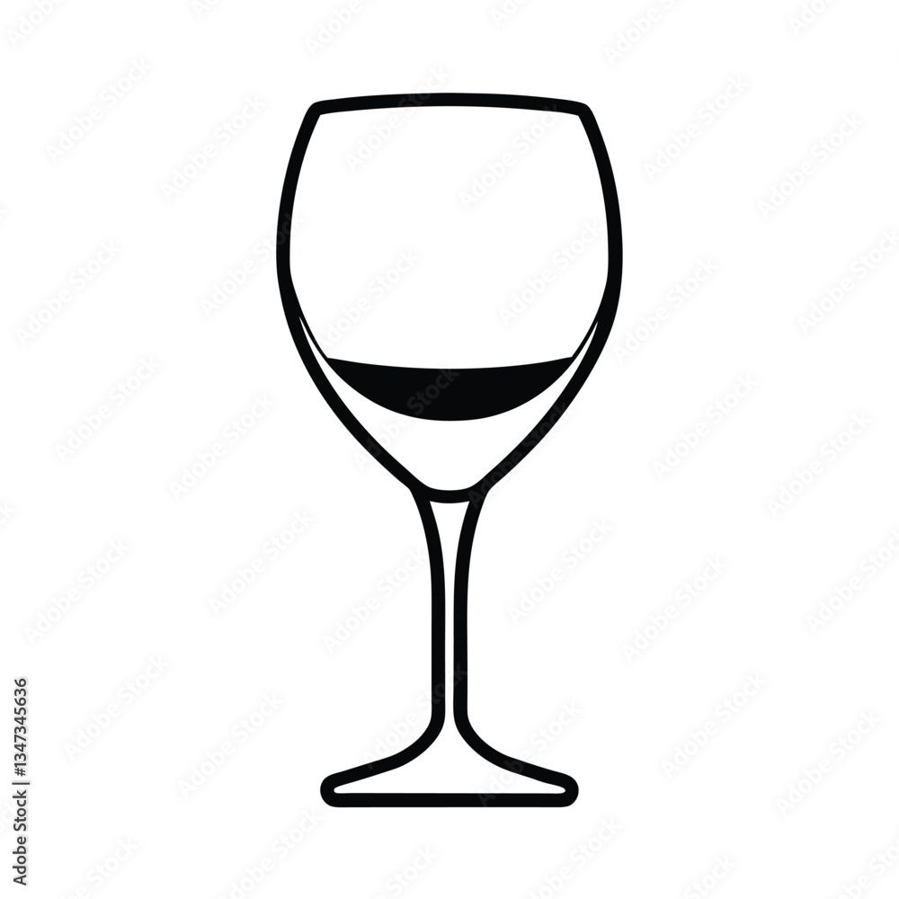 empty wine glass empty wine glass