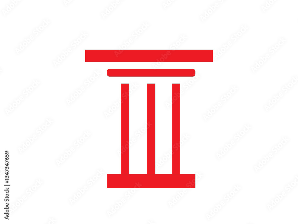Piler icon and illustration design used in different building and architect designs Piler icon and illustration design used in different building and architect designs