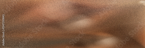  Chocolate and coffee powder, scattered cocoa on a light background. Particles of earth and dust. Brown sand texture.Top view of the cake.