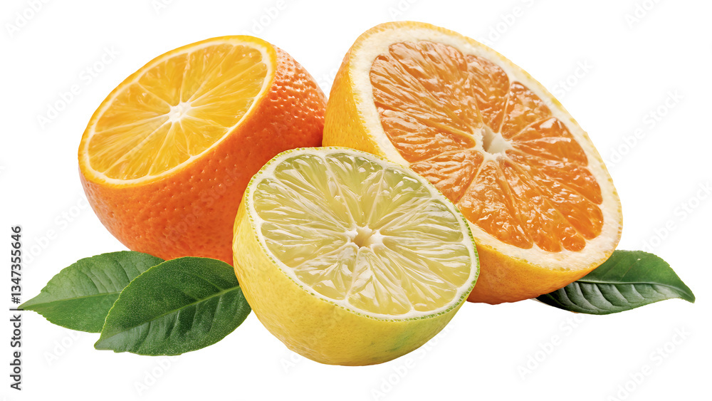 Lemon and lime transparent background Lemon and lime transparent background