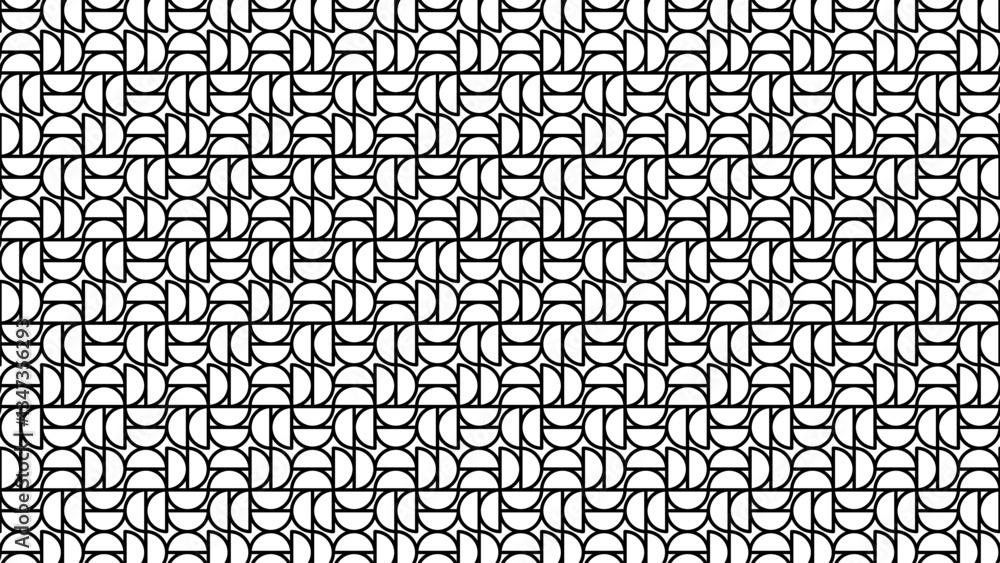 Vector geometric pattern background. Abstract black and white line art background Vector geometric pattern background. Abstract black and white line art background