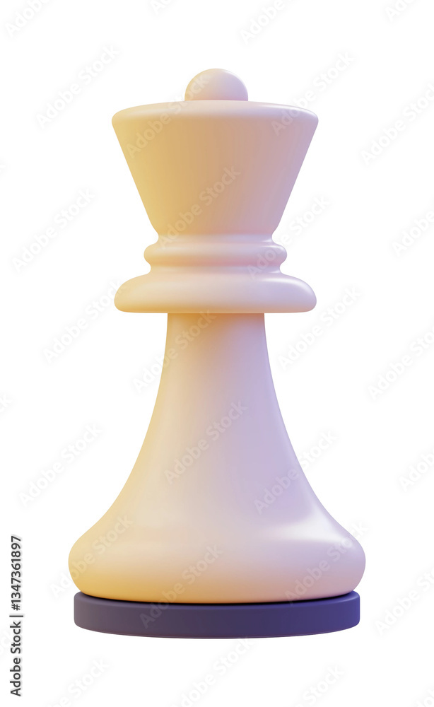 Strategically placed chess queen piece PNG on Transparent Background Strategically placed chess queen piece PNG on Transparent Background