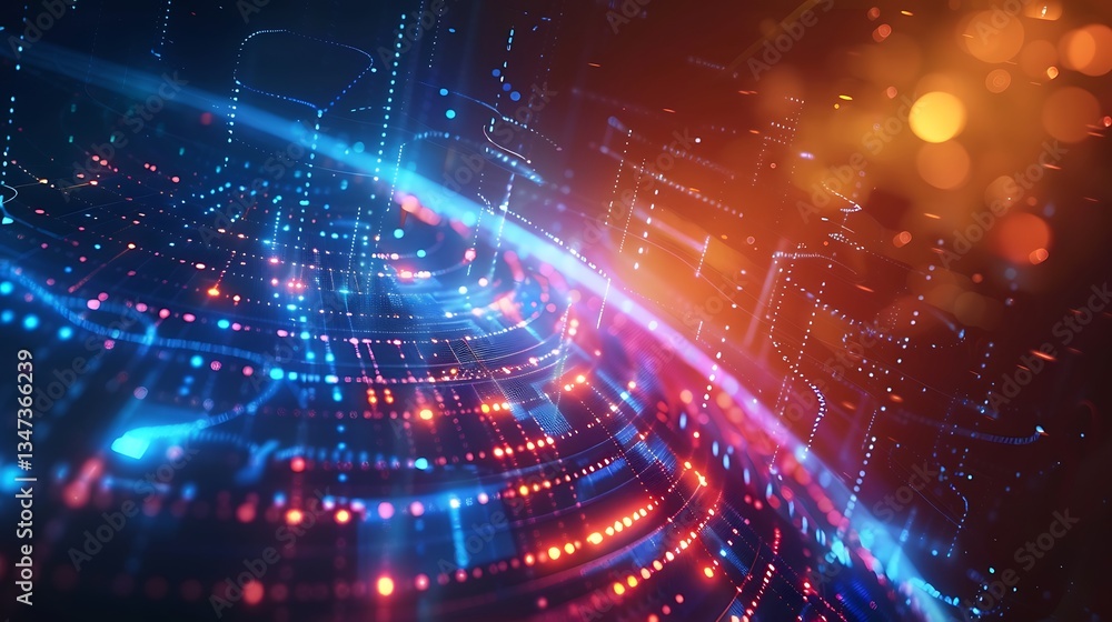 abstract technology communication concept vector background