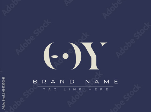 OOY abstract letter logo design. This logo is designed by three abstract letters.